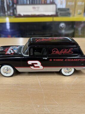 #3 Dale Earnhardt 6 Times Champion 1955 Chevy Sedan Wagon Die Cast Bank 1:25